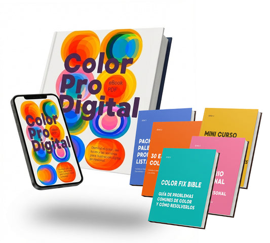 Color Pro Digital: metodología completa para dominar color en ilustración digital